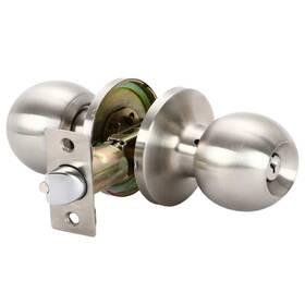 Lyx-6371ss Landye Entrance Door Handle Knob Lock Round With And Key Satin St