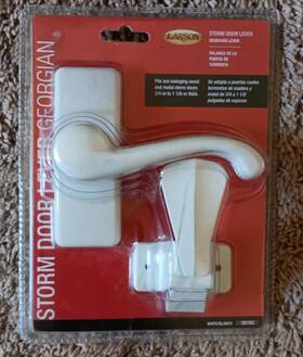 Ch3010301 Larson 3010301 Storm Door Lever Georgian #ch3010301 White