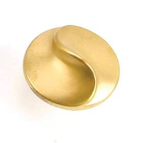 Laurey 722233382042 38204 1-3/8-inch Highline Knob Satin Brass