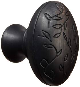 Laurey 803055152133 Mng Hardware 15213 1 1/2-inch Vine Egg Knob Oil Rubbed Bronze