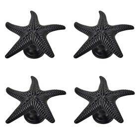 Ld-yunjia 726323923818 Starfish Cabinet Knob Zinc Alloy For Drawer Cupboard Wardrobe Dresser Handle