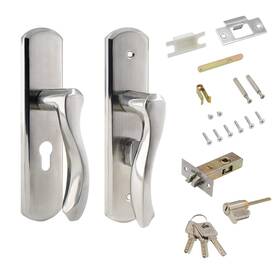 Jj220902-010 Ldexin Front Door Lock Set Single Cylinder Handle And Deadbolt With Le