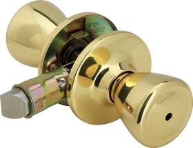 809074 Legend Tulip Privacy Door Knob Bed Bath Lock Polished Brass Us3