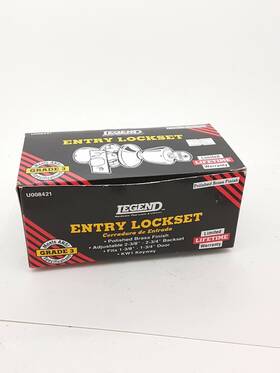 U008421 Legend Entry Lockset Polished Brass Finish New With Package Ansi Grade 3