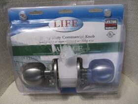 Life 704780174592 Security Products Heavy Duty Commercial Passage Door Knob New Grade 2