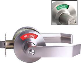 Lo-lock Hardware 197644353033 Medium/heavy Duty Designer Commercial Lever Door Bathroom Privacy With Indica