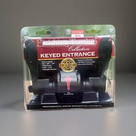 Rl100496 Lock & Tellmanufacturing Finishing Touches Keyed Entrance Lever Black Nip