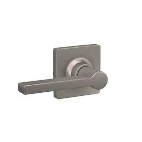 Lock Scout 194555173033 Straight Lever With Square Trim Hall And Closet Door Handle Satin Nickel Finish