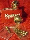604snl-rh Lot 15 Pack Knobs Door Kwikset Saxton Brass Interior Polished