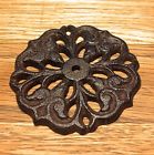 Lot Plate Pull Cabinet Chocolate Knob Ornate Cast 10dark Iron