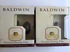 95425.112.idm Lot Premium 95425 Baldwin Dummy Knob Venetian 2 Bronze Trim Egg