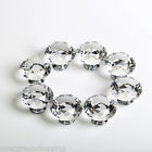Ls-d3020 Clear Screw 50mm Drawer 8 Glass Us Dresser Door Crystal Cabinet Knob
