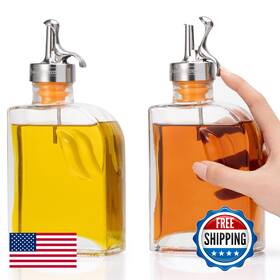 B0fcxlks5d Lu-lupour Glass Olive Oil Dispenser Bottle For Kitchen And Vinegar S