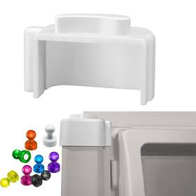 Lucstar Rf31fmesbsr/aa Refrigerator Door Flipper Mullion Repair Topper Fit For Samsung Refrigerato