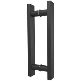 Lvyihan 738281916610 Matte Black Square Barn Door Handles 12 Inch /16 /18 /24 /36 /48 /59ftft Pull Push