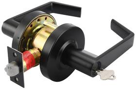 Lynn Hardware 197644823734 Commercial Door Lever Lock - Heavy-duty Locking Handle Designer Ha