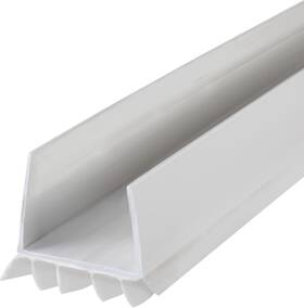 43336 M-d Building Products Vinyl Cinch U-shape Door Bottom Seal 36 Inch White