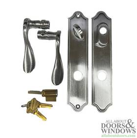 40301-bc Malta Active Trim Handle Set Brushed Chrome