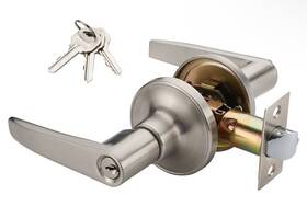 Mr802et Manren Lever Keyed Entry Door Handle Lock Universal Knob