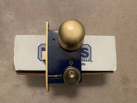 5-g5w-lhr Marks 9225ac Ornamental Iron Knob Mortise Lock For Storm Door And Security