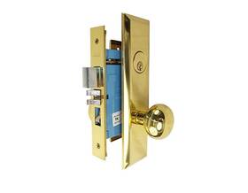 7ny10alh Marks Brand New 7ny10a/3 Polished Brass Right Hand Mortise Entry Lock Set