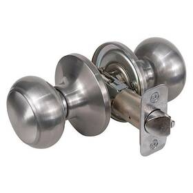 Ru0415box Master Lock 071649290657 Knob Lockset Rusk Style Satin Nickel