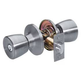Tu0115ka Master Lock Knob Lockset Tulip Style Satin Nickel