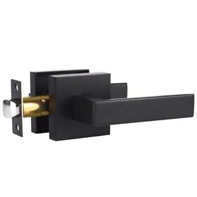 Matte Black Door Lever Interior Closet Handle Classic Passage