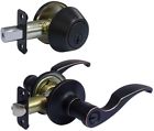 Max7l1b Gatehouse Newbury Antique Bronze Deadbolt Keyed Entry Door Pack