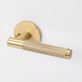 Mcbowery 445044716761 Taylor Champagne Gold Combined Interior Door Handle With Concealed Screws Priva