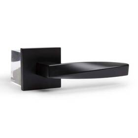 Mb-1102pvmb-lh Mcbowery Convex Matte Black Privacy Bed/bath Modern Door Handle Left Hand