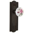 640699 Mearos Psg 234 Nk Nostalgic Warehouse Porcelain Solid Brass Passage Knobset Rose 640697091839
