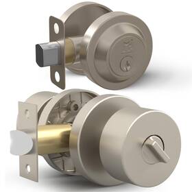 Mega Handles 652569233650 - Buena Entry Combo I Door Knob And Single Cylinder Deadbo
