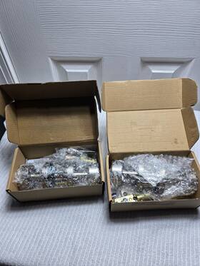 Mega Handles 725414330986 Lot Of 2 Passage Door Knob Set Reversible Heavy Duty Design Knobs Satin Nickel