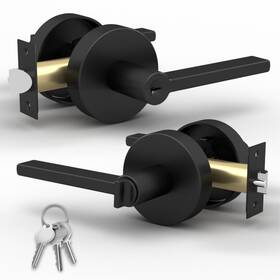 Mega Handles 781111265082 Ralph Entrance Handle I Entry Lever Door - Heavy Duty Round Locking