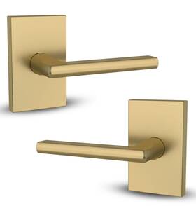 Mega Handles 795847816067 Glamor Dummy I Lever Door Lock Handle Set For Closet Or French Doors Sing