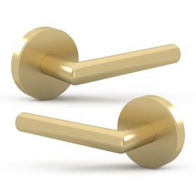 Mega Handles 850020756513 Ronn Dummy Lever Door Handle Set For Closet Or French Doors S Inch