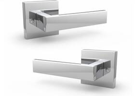 Fbn-robell-du-pc-2 Mega Handles Pack Of 8 Door Lever Dummy Handle For Closets French Nob