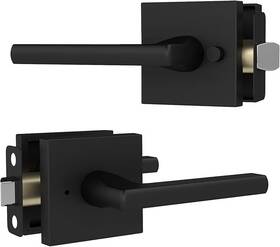 Sle2rmb Mega Handles Prime Bed/bath Privacy Locking Lever Door Handle Matte Black - New Sle2rmb Mega Handles Prime Bed/bath Privacy Locking Lever Door Handle Matte Black - New