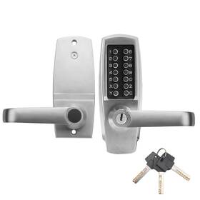Mehime 787353848984 Mechanical Door Lock Push Button Lever Keyless Entry Commer