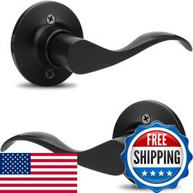 B0fqts9sdg Mengico 4 Set Door Handles Interiorblack Lever Lockinterior Dummy