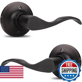 B0fqtzkhcw Mengico 4 Set Door Handles Interior Oil Rubbed Bronze Lever Lock D