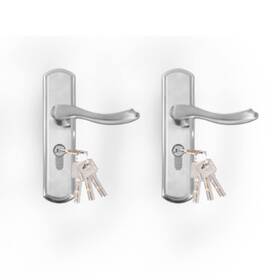 Miibox 840166247686 Privacy Door Lever Knob Lock Stainless Steel With And Key Fit