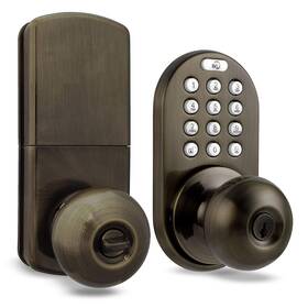 Tkk-02aq Milocks 632898900119 Digital Door Knob Handle Lock With Electronic Keypad - Keyless Entry
