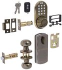 Xfk-02aq Milocks Digital Deadbolt Door Lock And Passage Knob Combo