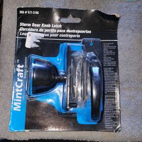 47035-uk3l Mintcraft Storm Doorknob Latch In Black Finish #577-3106 New Packaging