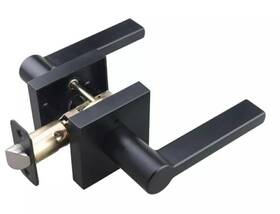 Hlk2203u19 Miseno Premier Flat Bar Lever Privacy Door Lock Matte Black