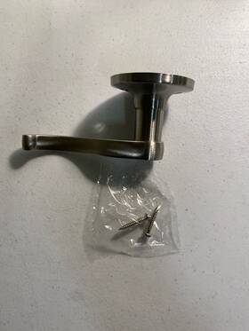 Mlk1011sn Miseno Torry Wave Keyed Entry Lever Set - Satin Nickel