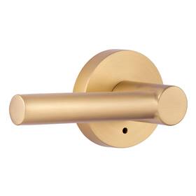 Mlk3012xsb Miseno Mlk3012x Elkton Round Rod Privacy Door Lever Set - Brass