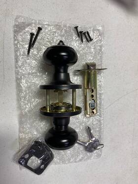 Mlk4010orb Miseno Buchanan Tulip Passage Door Knob Set - Oil Rubbed Bronze